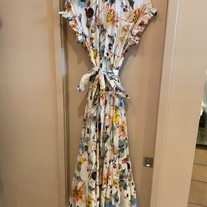NWT Hannes Roether Maxi Gardens Dress